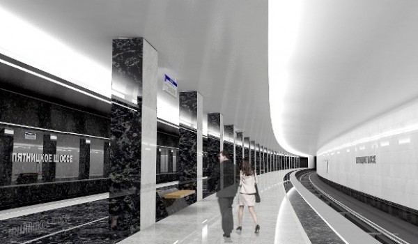 Станция столичного метрополитена «Пятницкое шоссе» будет введена в эксплуатацию в декабре 2012 года