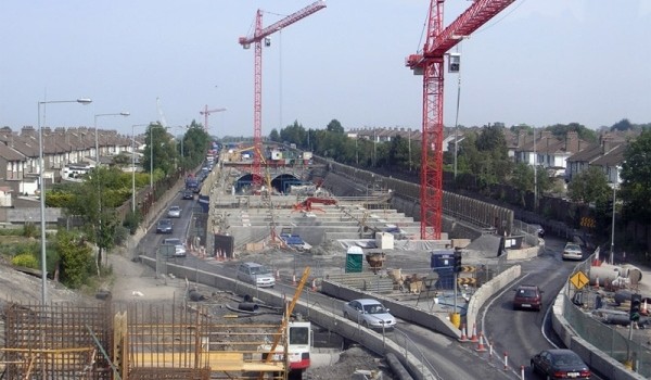 Строительство развязки на пересечении Можайского шоссе и МКАД закончится в декабре 2014 года