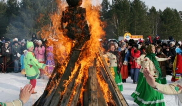 Церемония сожжения чучела Масленицы «Жар-птицы» запланирована на 26 февраля