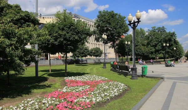 Сергей Собянин: завершено благоустройство Цветного бульвара