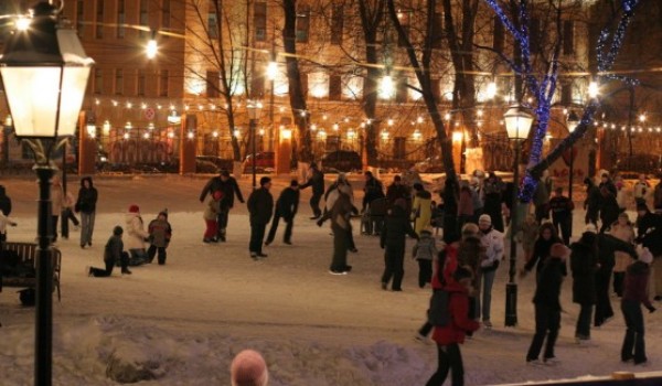 На Пушкинской площади впервые  откроется ледовый каток
