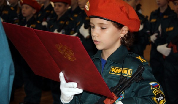 В кадетских классах столицы обучается 1600 человек