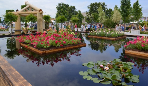 На Московском международном фестивале Moscow Flower Show 2015 представлены экспозиции 30 садов