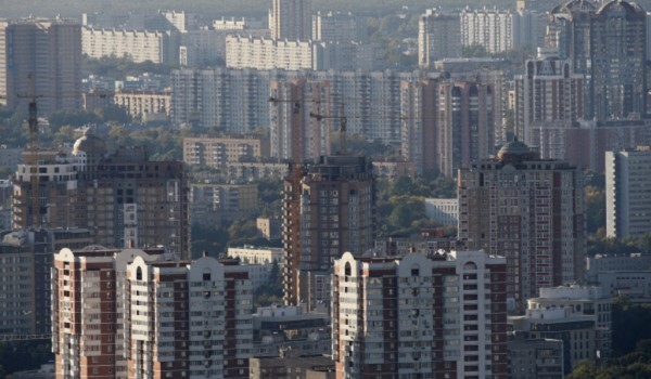 В промышленных зонах и  «новой» Москве строится более 60% столичной недвижимости