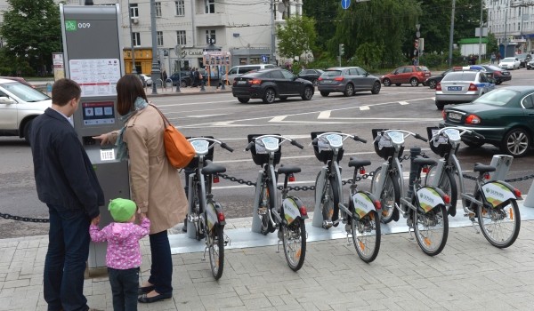 Число станций велопроката в Москве увеличилось за два года до 283