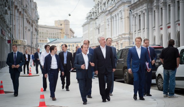 Собянин: Мясницкая улица станет комфортнее для пешеходов