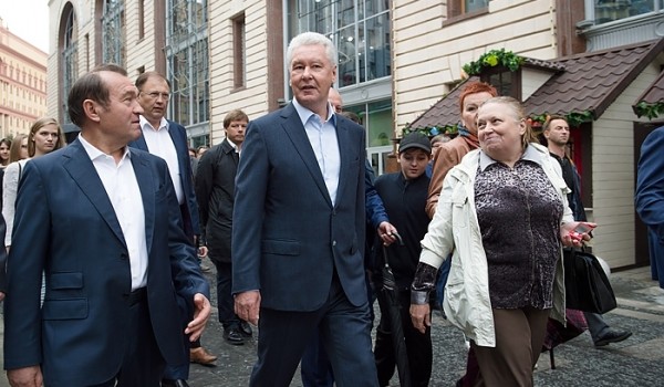 Собянин: Вокруг Центрального детского магазина создано удобное пешеходное пространство