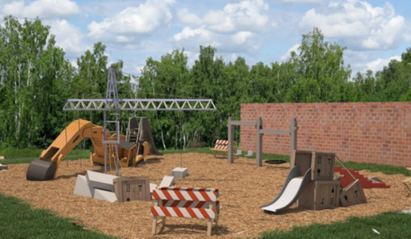 На территории Нескучного сада откроется детская тематическая игровая площадка “Стройка”