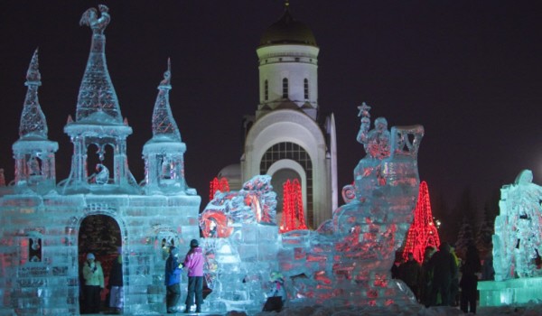 На Поклонной горе в рамках проекта «Ледовая Москва. В кругу семьи» будет построен ледовый город