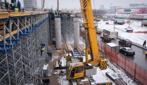 В январе Мосгосстройнадзор за вынос грязи со стройплощадок  оштрафовал строителей почти на 600 тыс. рублей 