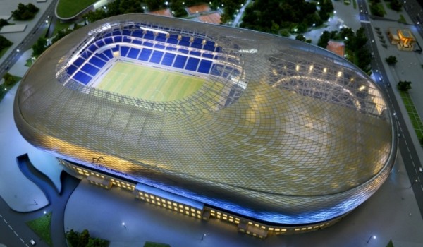 Кровля стадиона «Динамо» будет сине-голубого цвета