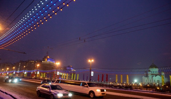В городе появится архитектурное освещение 13 развязок на МКАД