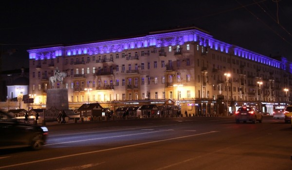 Москва 2 апреля примет участие в международной акции “Light It Up Blue” или «Зажги синим»