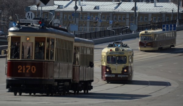 Праздник московского трамвая: коллекцию Мосгортранса украсили новые экспонаты