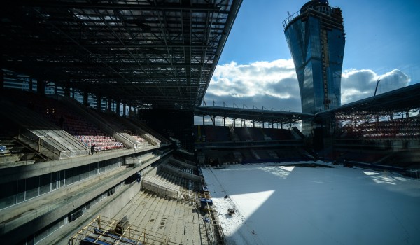 Работы по строительству стадиона ЦСКА выполнены на 95%