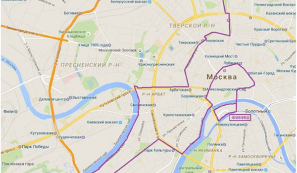 В столице пройдет второй ночной Московский Велопарад