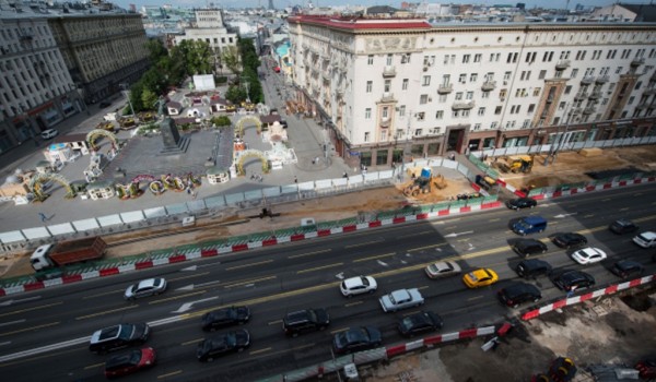 Перекрытие части Тверской улицы для укладки асфальта согласуют с ЦОДД