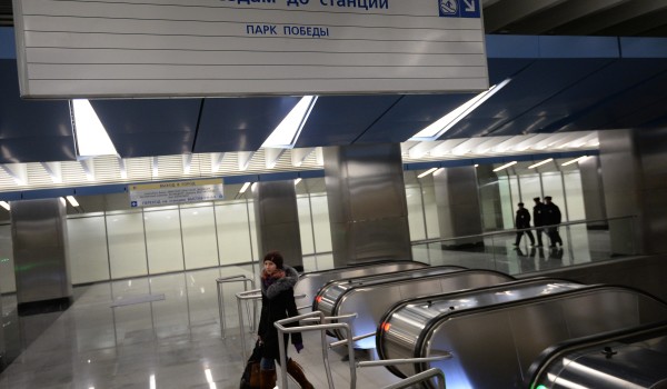 Монтаж эскалаторов на станции метро «Фрунзенская» начнется 1 августа