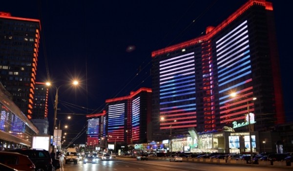 Медиафасады Нового Арбата поздравят москвичей с Днем города