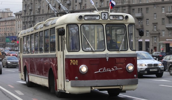 В столице прошла генеральная репетиция Праздника московского троллейбуса