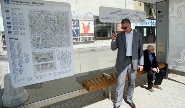 В Москве установят более 90 остановочных пунктов с Wi-Fi 