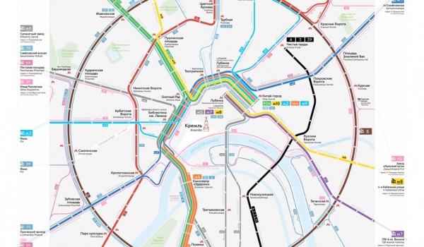 В центре Москвы запущена новая сеть маршрутов наземного транспорта «Магистраль»
