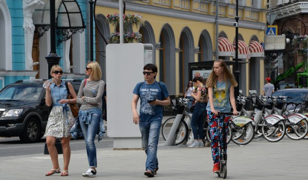 Первые пункты городского проката самокатов могут появиться на территории «Москва-Сити» в 2017 году