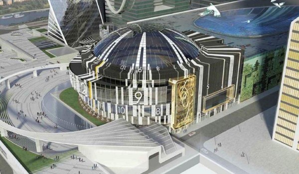 Часы на куполе Концертного зала в Москва-Сити диаметром 64 метра побьют мировой рекорд книги Гинесса