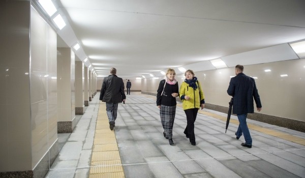 В Москве с начала года построено 16 пешеходных переходов 