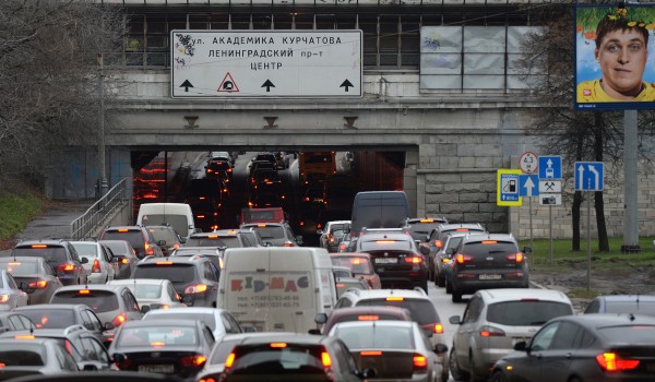 До 16 мая введено ограничение движения на участках дублёра Волоколамского шоссе