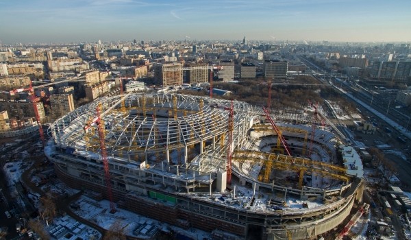 Весной текущего года на стадионе «Динамо» начнется монтаж кресел на трибунах