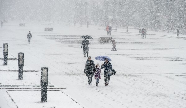 Снегопад и до минус восьми градусов ожидается в Москве 13 февраля