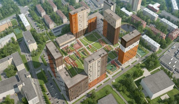 Москомархитектура согласовала проект многоэтажного жилого комплекса с пристроенным ФОКом в САО