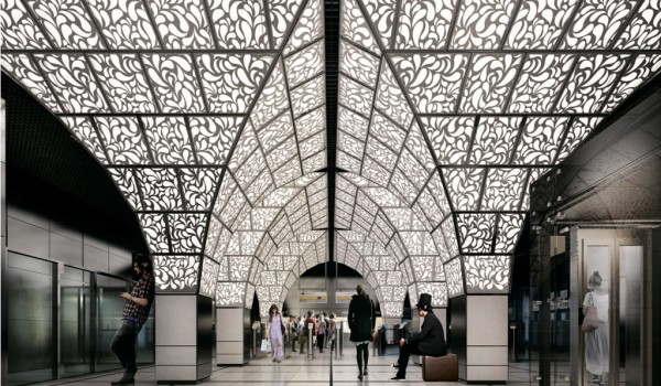 Станцию Новопеределкино украсят «своды» московских палат