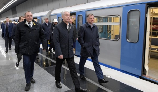 Собянин открыл три новые станции Калининско-Солнцевской линии метро
