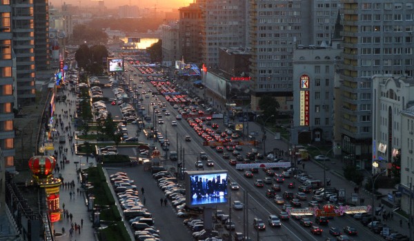 В центре Москвы возможны затруднения движения автотранспорта