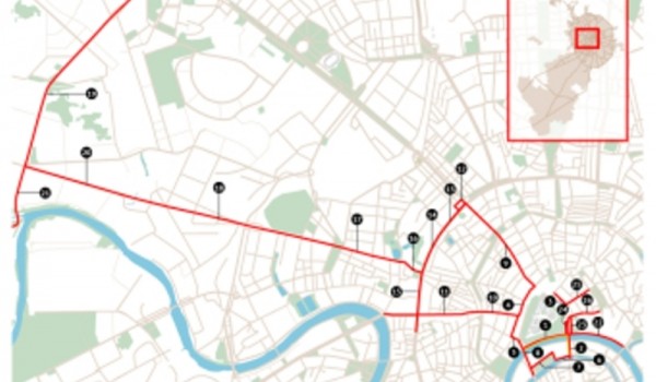 Движение транспорта ограничено на ряде улиц столицы в связи с праздничными мероприятиями