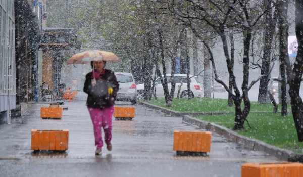 В столице объявлен «желтый» уровень опасности в связи с дождем и грозами