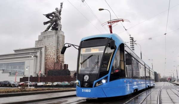 Трамвайный маршрут № 17 полностью обслуживают трамваи нового поколения «Витязь-М»