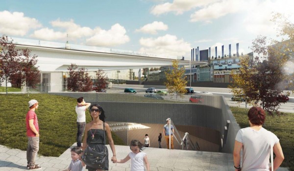 В Зарядье откроются верхняя и нижняя набережные