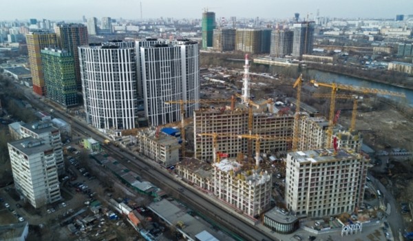 На западе Москвы завершено строительство многофункционального высотного комплекса