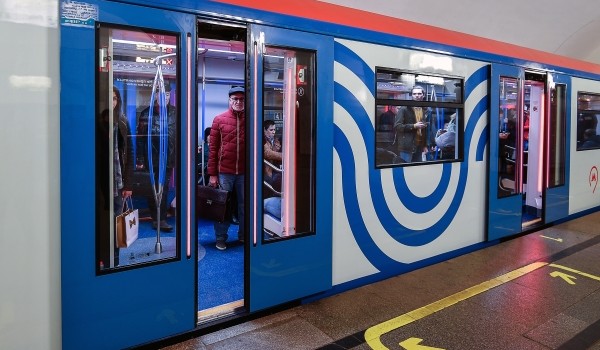 13-й поезд нового поколения «Москва» начал курсировать на линии Московского метрополитена