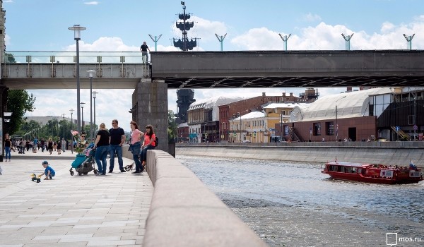 Вдоль набережных Москвы-реки появятся километры пешеходных маршрутов