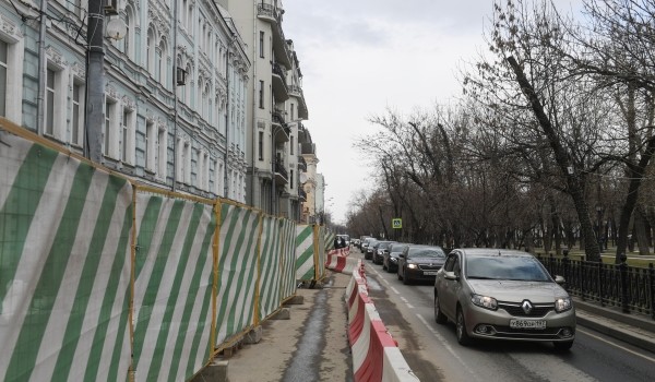 Завершить работы по благоустройству Бульварного кольца в Москве планируется в августе 2017 года