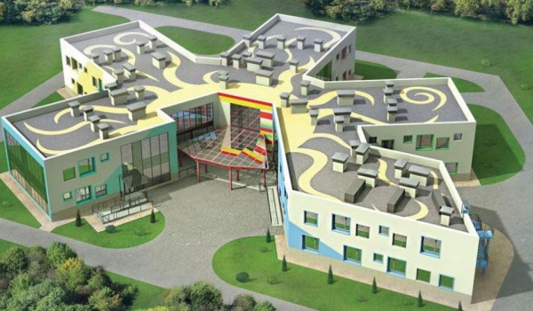 В Нагатинском затоне построят детский сад в форме цветка