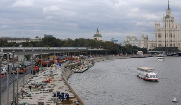 Движение перекроют на участке Москворецкой набережной ночью 1-4 сентября 