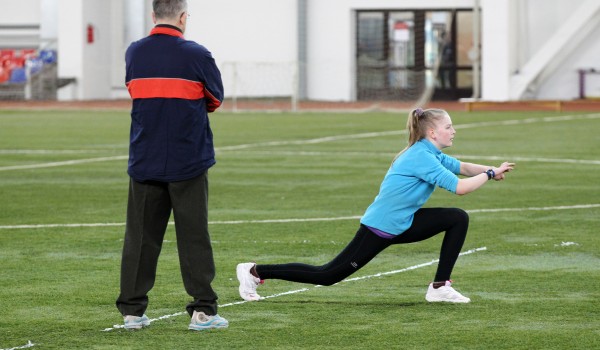 Строительство легкоатлетического манежа началось на северо – востоке города