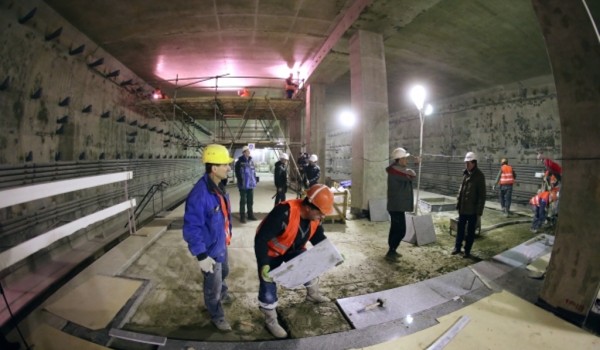 В 2017 году планируется завершить основные строительно-монтажные работы на участке Калининско-Солнцевской линии метро