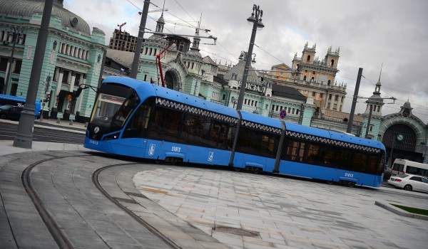 Трамвайными маршрутами на Тверской Заставе воспользовались более 100 тысяч человек