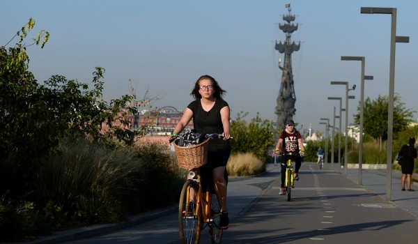 Велополосу на Бульварном кольце продлили на 5,2 км